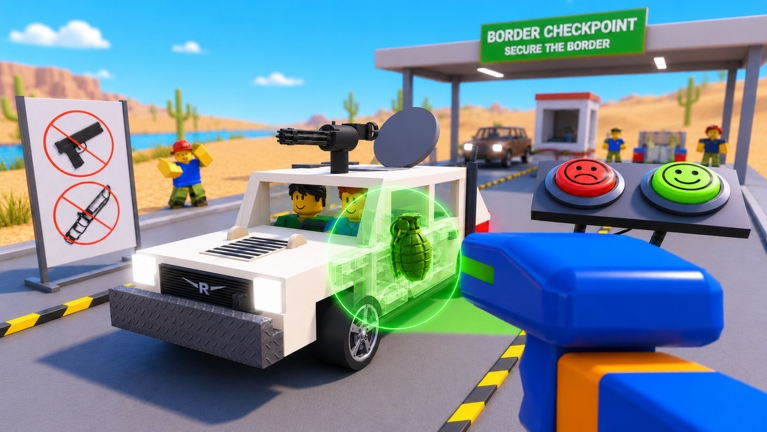 Official Secure the Border Roblox landscape artwork
